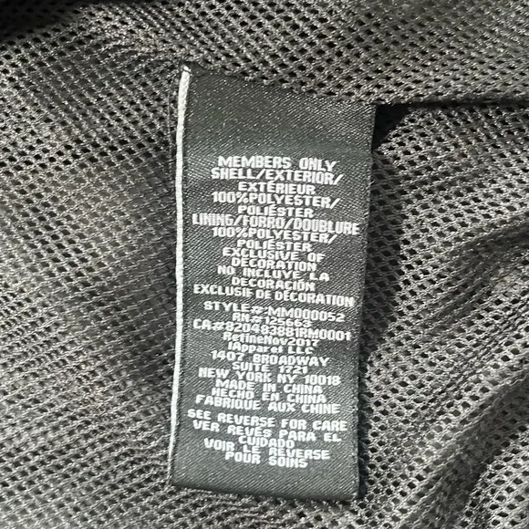 Vintage Members Only Windbreaker Rain Jacket US Medium - Picture 4 of 10